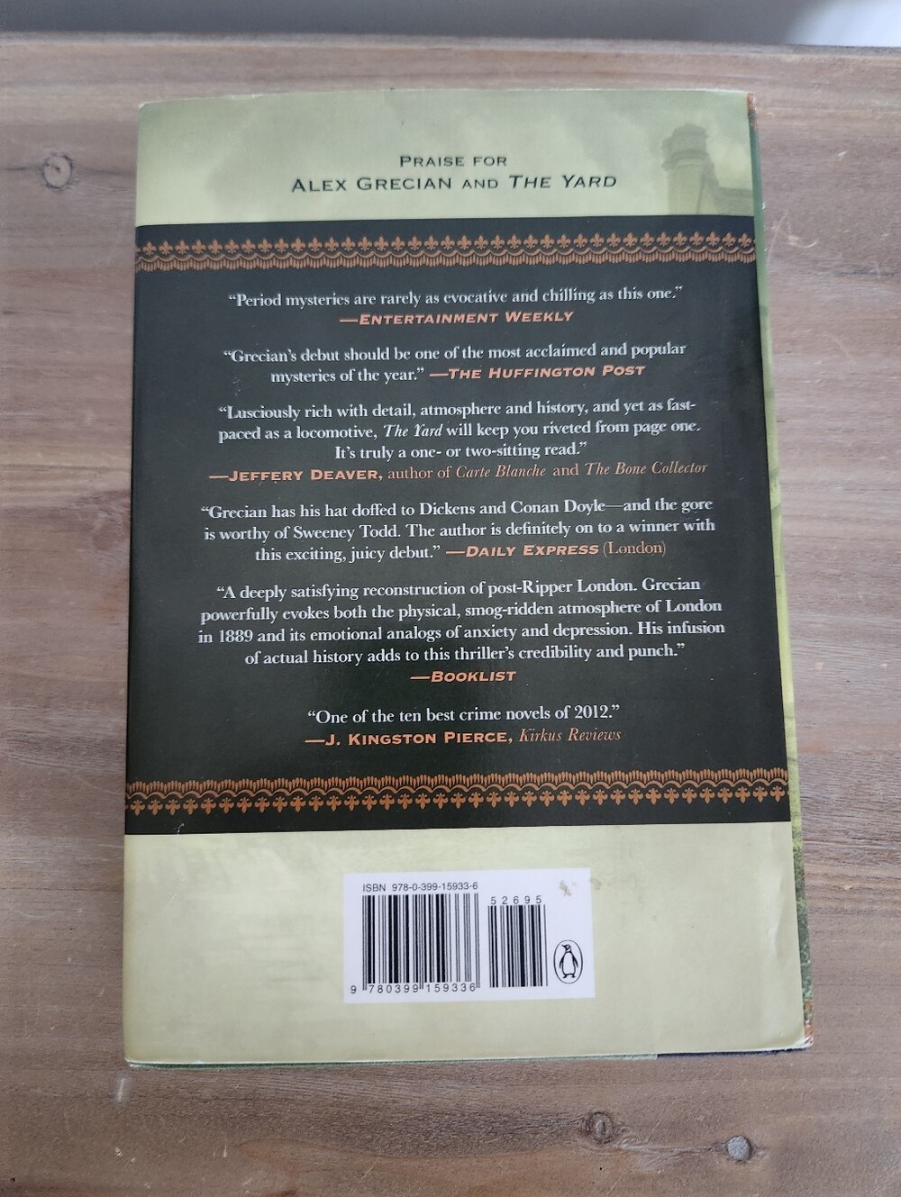 The Black Country Alex Grecian SIGNED 1st Edition 1st Printing Hardcover - Picture 3 of 13